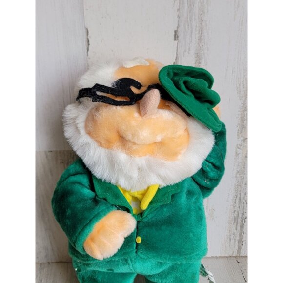 Fitzgerald Mr O' lucky plush leprechaun st Patrick's day decor - Picture 2 of 7